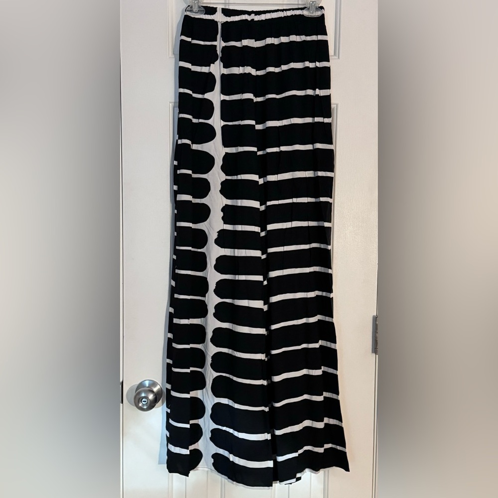 NEW! Marimekko Black & White Striped
Palazzo Pants, Wide Legs Size XS - Picture 8 of 12